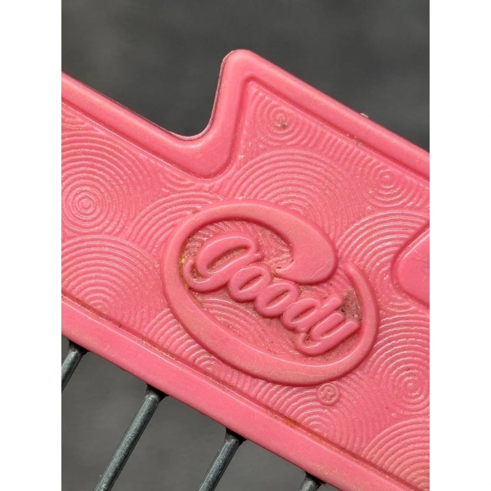 Vtg 80s Goody Pink Hair Lift Pick Comb Tease Pick Metal Made in USA